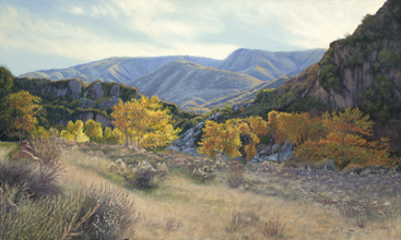 santa ynez landscape painting